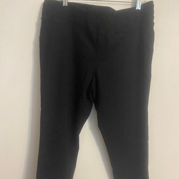 Versona Black high waist crop leggings, size XL - Picture 1 of 4